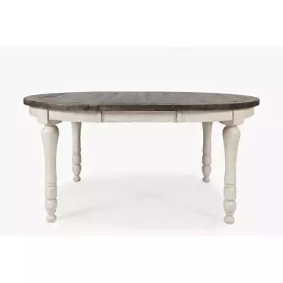 Rustic Reclaimed Pine Farmhouse Round To Oval 66  Dining Table • $1167.98