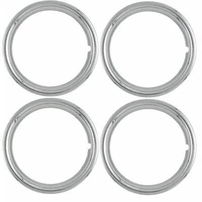 17  Plastic Chrome Beauty Rings 2  TRIM RING SET Measures 1 3/4  • $148.17