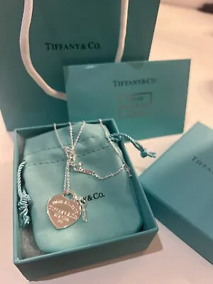 £50 • Buy Tiffany Heart And Key Necklace