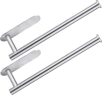Paper Towel Holder Under Cabinet 2 Pack Stainless Steel Paper Towel Holder Wall  • $16.62