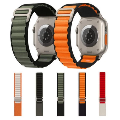 $11.39 • Buy Alpine Loop Band Nylon For Apple Watch Ultra 49mm Series 8 7 6 5 4 SE 41 49 45mm