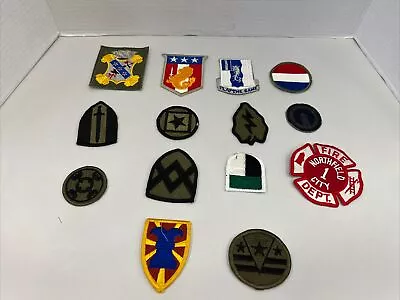 Military Insignia  Patches Pins Up By Or Other  Medals Lot 261E • $4.99