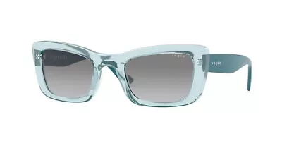 VOGUE VO5311S 279911 Trans Lt Green Grey Gradient Pillow 49 Mm Women Sunglasses • $34.69