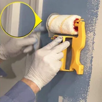 $7.73 • Buy Home Painting Clean-Cut Paint Edger Roller Brush For Room Wall Ceiling Safe Tool