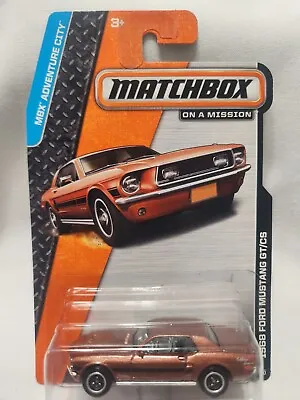 Matchbox 2013 MBX Adventure City Copper 1968 Ford Mustang GT/CS Coupe 1:64 Mint! • $4.99
