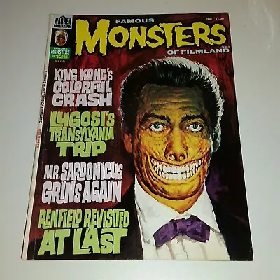Famous Monsters Of Filmland #126 July 1976 Renfield Warren Us Horror Magazine • £10.98