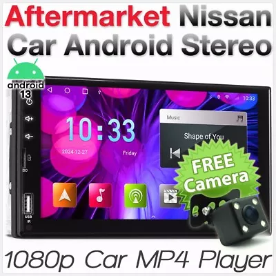 7  Android Auto CarPlay For Nissan Navara D40 D22 Stereo Radio MP3 MP4 DSP GPS • $227.21