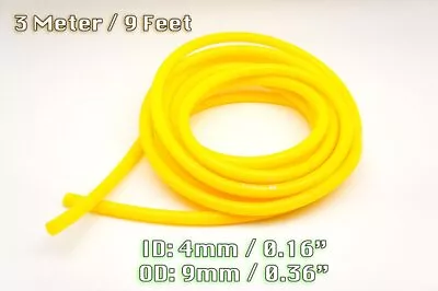 3 Metre Yellow Silicone Vacuum Hose Air Engine Bay Dress Up 4mm Fit Mustang • $10.99