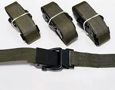 Genuine Us Military Alice Rucksack Strap Webbing Kidney Belt Attachment 4 Pack • $29.95