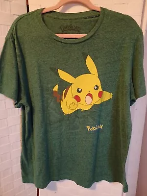 $6 • Buy Pokemon Pikachu T Shirt LARGE