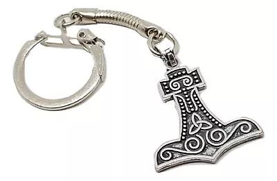 $6.14 • Buy Thors Hammer Viking Keyring Mjolnir Key Fob Handbag Charm Protection Celtic