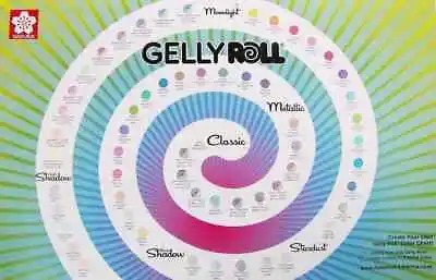 Sakura Gelly Roll Pens Moonlight Glaze Stardust Metallic Silver Shadow Soufflé • £1.99