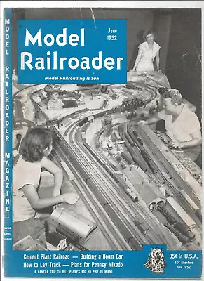 Model Railroader Magazine June 1952 • $4.99