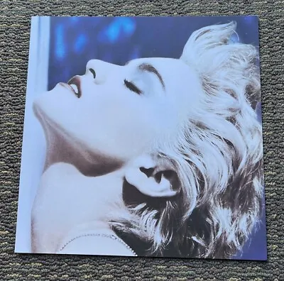 Madonna - True Blue RARE 12 X 12 Promo Poster Flat '01 • $16