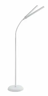Floor Standing Lamp Duolamp Double Head Daylight LED Lamps White Hobby Craft • £78.99