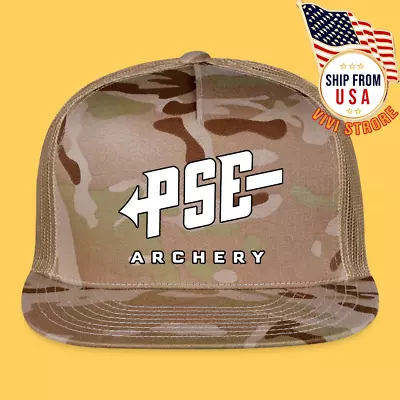 PSE Archery Tan Adjustable Trucker Hat Adult Size • $25.19