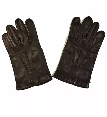 Vintage Dark  Brown Driving Gloves Medium • $8.99