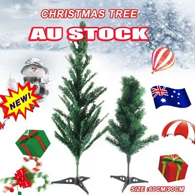 Artificial Christmas Tree Holiday Indoor Plastic Stand Base Xmas Home 60/90cm CZ • $12.99
