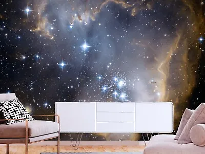 Space Galaxy Stars Planets Cosmos Wallpaper Mural Photo Bedroom Home Poster Deco • £15.99