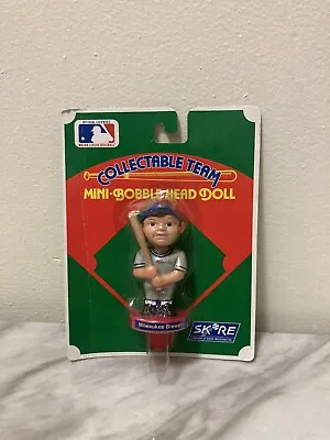 SKORE Bobbleheads MLB Collectable Team Doll Milwaukee Brewers Figure Sealed 1989 • $17.99