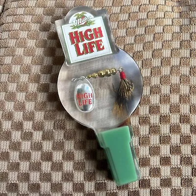 MILLER HIGH LIFE BEER Fly Fishing MEPPS Spinner Lure TAP HANDLE NICE • $10