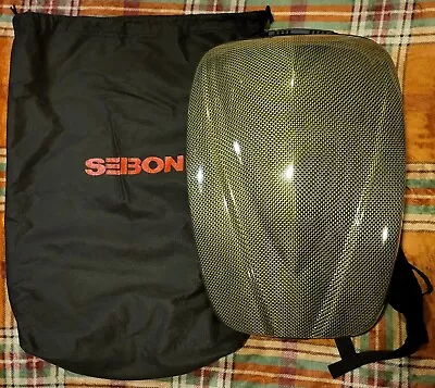 Seibon Carbon Fiber Motorcycle Riding Backpack Limited Ed Yellow Bike Real CF  • $250