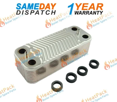 £71.50 • Buy Ferroli Optimax He 31 C Plate Heat Exchanger (20 Pl) 39836730 39820910 39820430