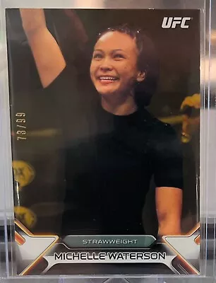 MICHELLE WATERSON 2016 Topps UFC Knockout GOLD 73/99 • $4.99