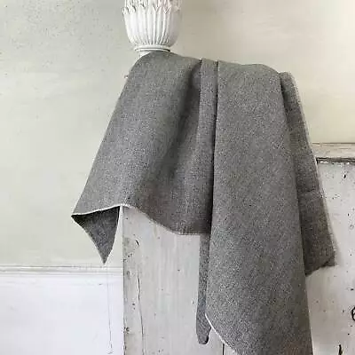 $139 • Buy 60 X32 Gray Grey Chambray 1900-1910 French Shirting UNUSED Vintage Workwear Fab