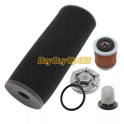 4 Oil Drain Plug Strainer Air Filter Set For Yamaha Warrior Raptor Wolverine 350 • $11.35