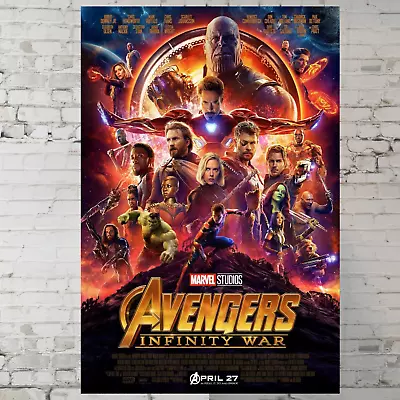 Avengers Infinity War Movie Poster - Infinity War - 11  X 17  Wall Art Decor • $14.90