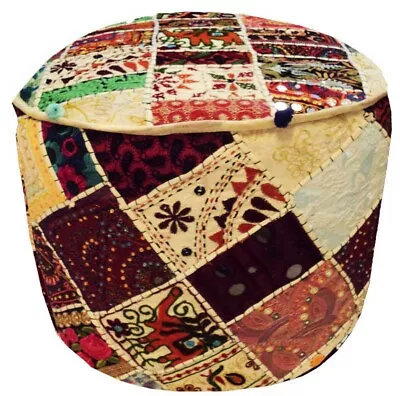 24  Banjara Home Art Tribal Furniture Ottoman Bench Footstool Pouf Pillow Cover • $36.17