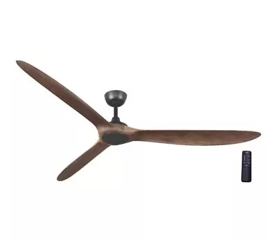 Home Decorators Collection Tager 72 In. Indoor/Outdoor Matte Black Smart Fan • $209