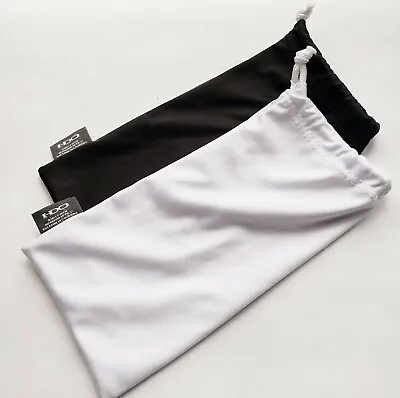 2-pack Oakley Large Black & White Microfiber Cleaning Storage Bags Authentic • $14.95