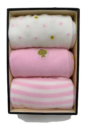£13.75 • Buy Kate Spade 3 Pair Boxed Gift Set Of Crew Socks Bridesmaids Sole Sister Size 9-11