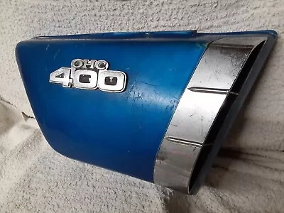 Kawasaki KZ400 OHC Blue Right Side Cover Fairing Vintage Motorcycle  • $22.99