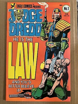 Judge Dredd #1 | VERY High Grade 📸 👀 YOU Be The Judge! 1983 Eagle | Combine 📦 • $74.95