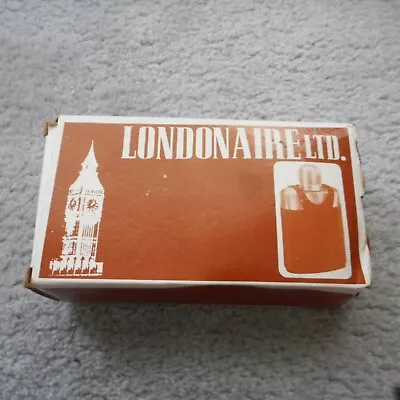 Vintage  Londonaire 411 Whiskey Flask In Leather Case • $19.99