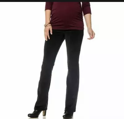 NWT Oh Baby Secret Fit Belly Size S (4-6) Black Corduroy Maternity Pants • $17.99