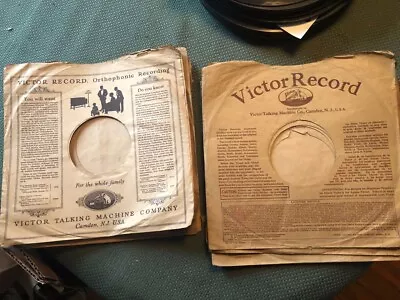 14 Vintage 78 Rpm RCA Victor  Sleeves 10  Old Record • $19.99