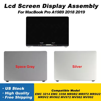 $178.99 • Buy A1989 LCD Screen Display Assembly Replacement For Apple MacBook Pro M1 2018 2019
