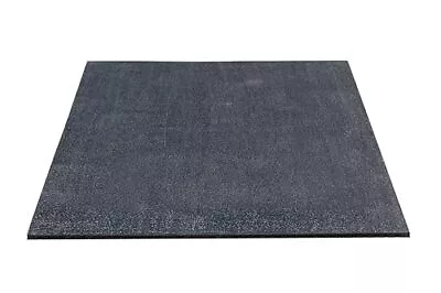  Heavy Duty Gym Flooring Mat - 3.5' X 6' X 3/4  Thick Rubber Mat - Solid Black  • $148.03