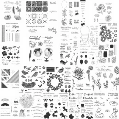 $26.50 • Buy Wishes Flowers Metal Cutting Die And Stamp Set Embossing DIY Stencil Scrapbookin