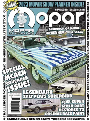 Mopar Collector's Guide Magazine | Apr 2023 | Special Mcacn Coverage Issue • $12.99