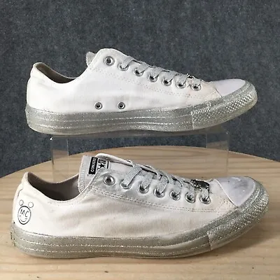 Converse Shoes Mens 9 Womens 11 Miley Cyrus CTAS Low Sneakers 162238C White • $40.84