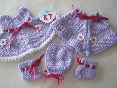 £4.75 • Buy Hand Knitted Clothes For Approx 14ins Baby Doll K7