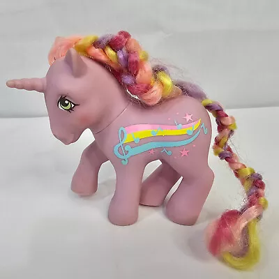 My Little Pony G1 Rainbow Curl Streaky Music Notes 1985 Purple Rare Unicorn • $14.44