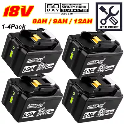 18V Battery For Makita BL1860 18 Volt Lithium-ion LXT BL1850 BL1830 BL1860B LED • £19.89