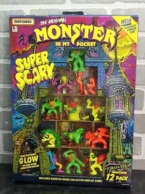 Monster In My Pocket Super Scary 12 Pack. Rare Glow In The Dark Figures  • $425