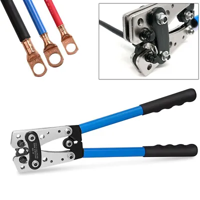 £17.09 • Buy 6-50mm² Hydraulic Crimper Crimping Tool Dies Wire Battery Cable Wire Terminal #